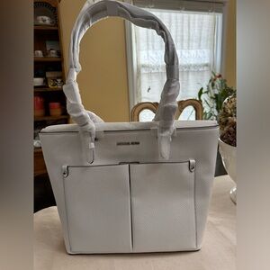 NWT Michael Kors Jet Set Travel Medium Double Pocket Tote